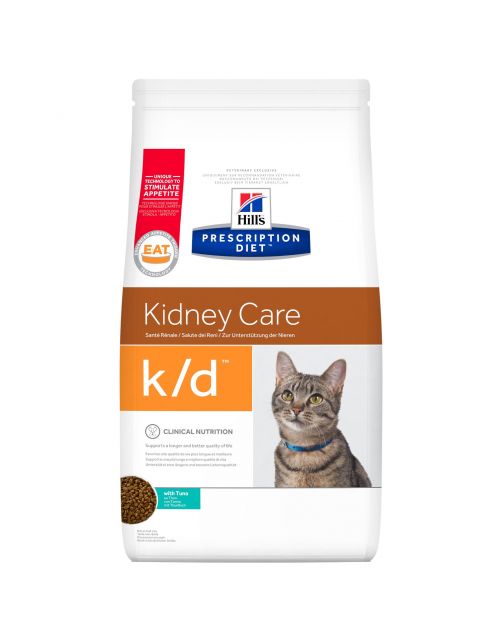 Hill's Prescription Diet K\/D Kidney Care Zak Tonijn - Kattenvoer