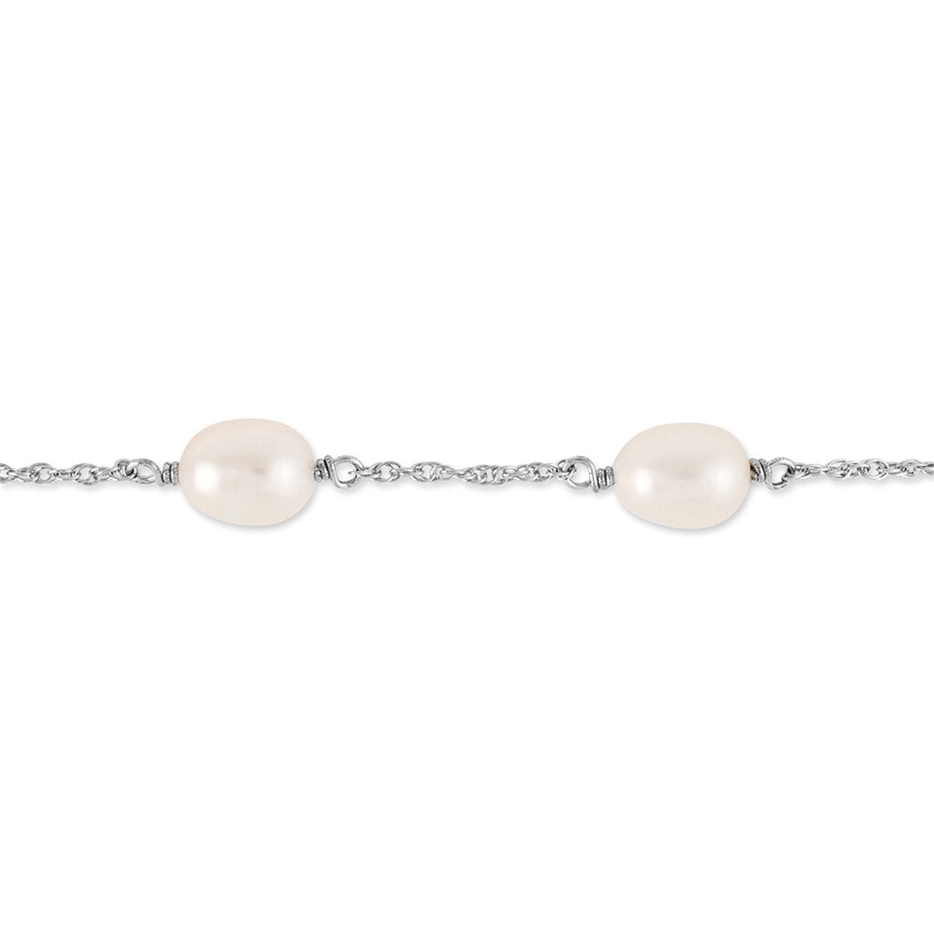 Bracelet Perlita Argent Blanc Perle De Culture