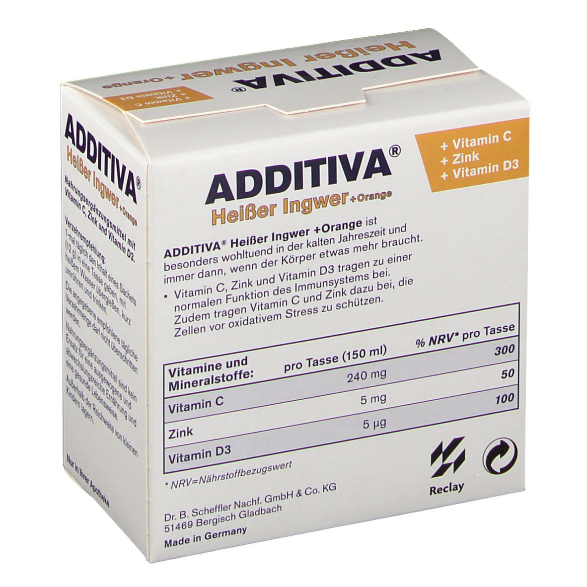ADDITIVA® Heißer Ingwer