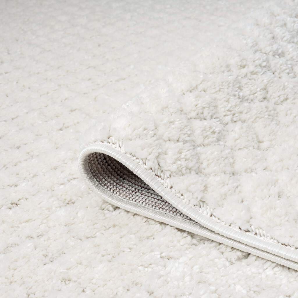 Carpet City Hochflor-Teppich »FOCUS627« rund 20 mm Höhe Boho-Teppich, Hochtief-Muster/ 3D-Effekt, für Wohnzimmer, Schlafzimmer