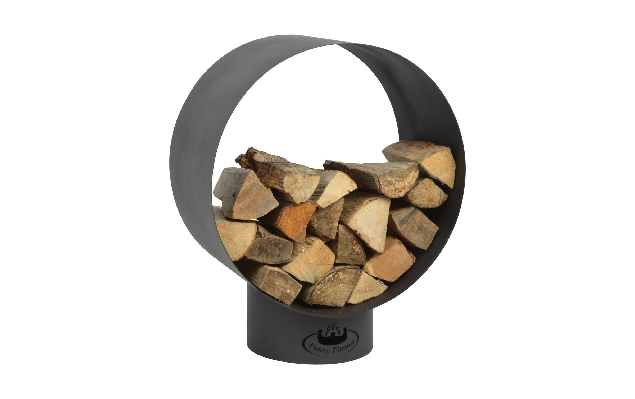 esschert design Kaminholzregal »Holzlager rund«