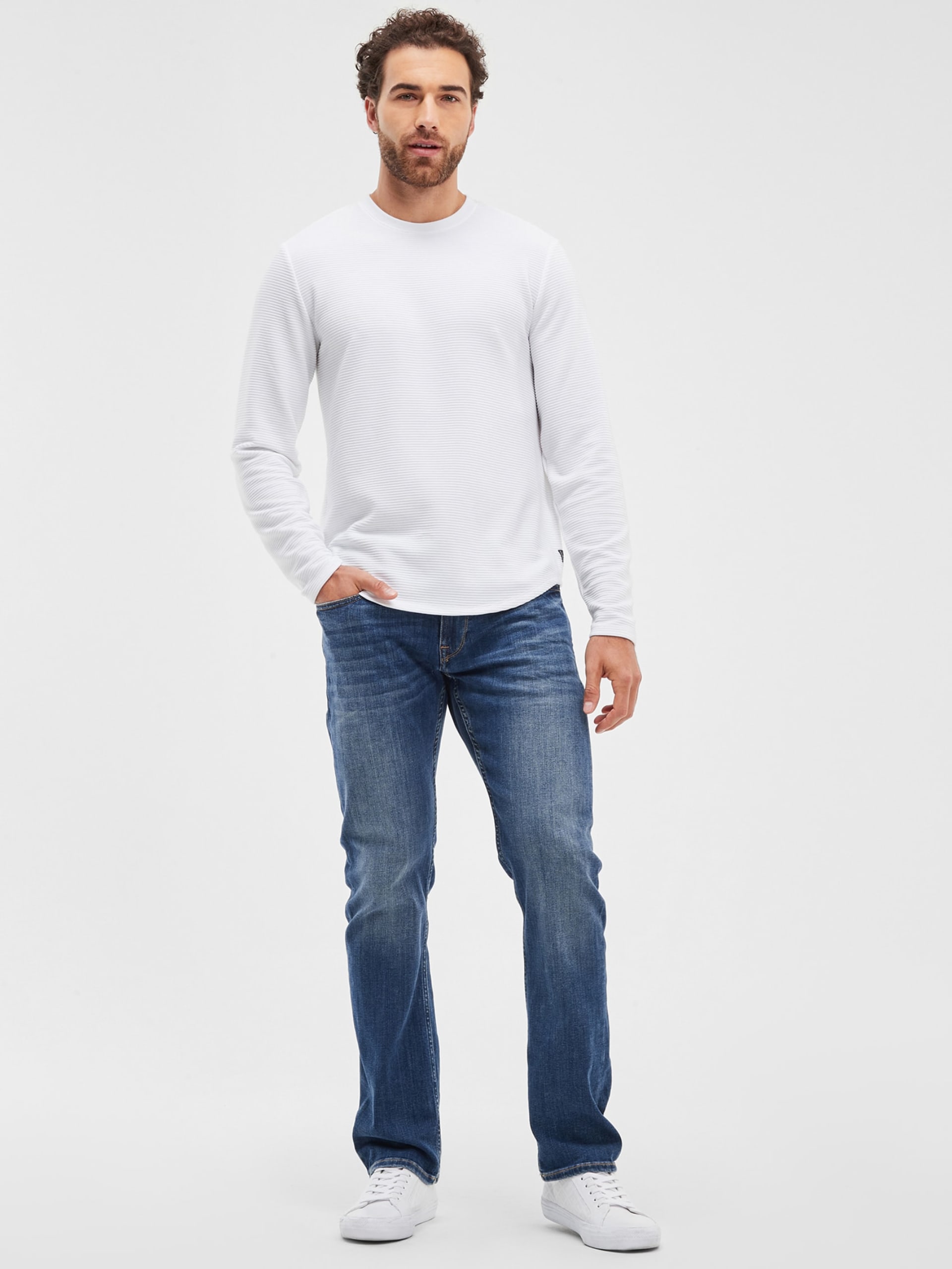 Calça jeans reta regular Eco Mateo