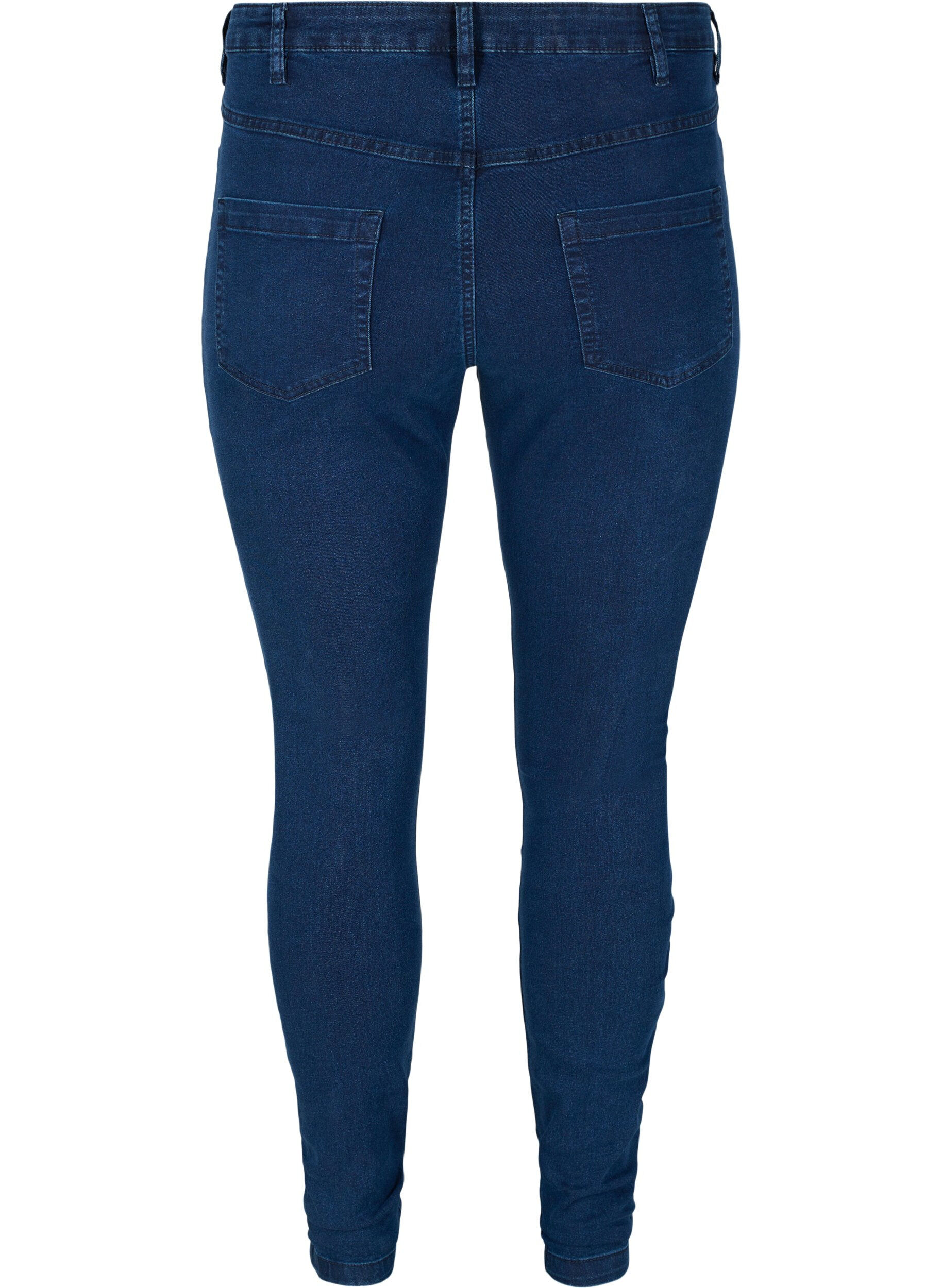 Højtaljede super slim Amy jeans