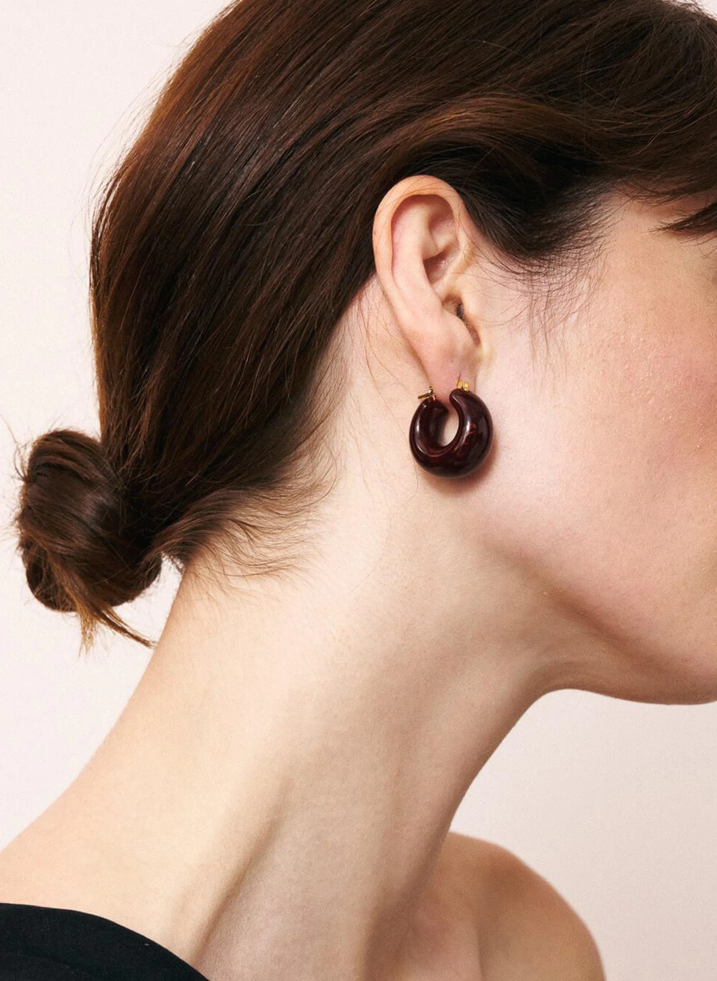 CIRCLET - Boucles d'oreilles créoles | Rouge