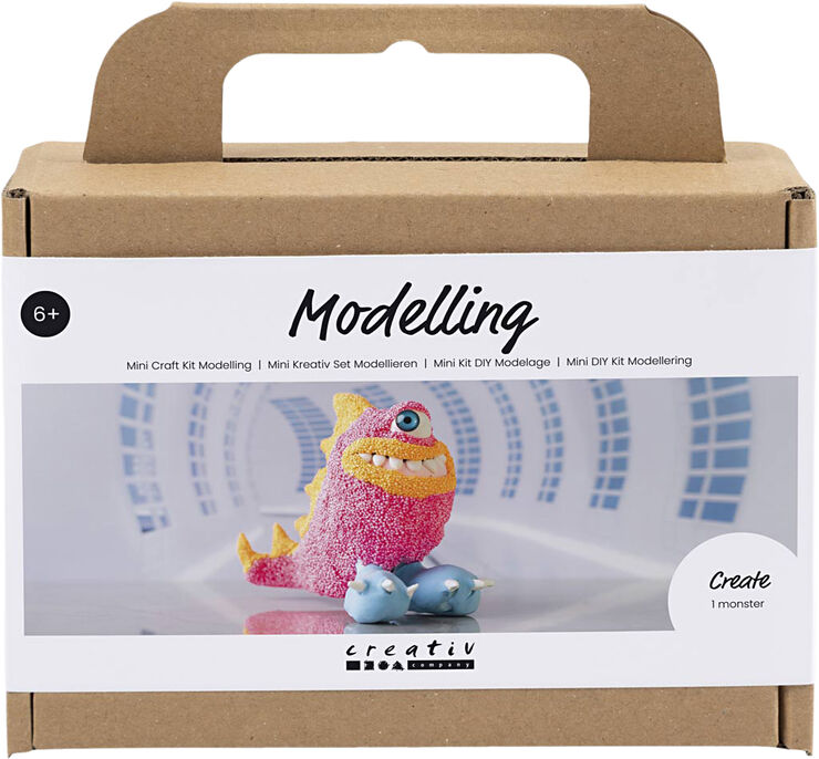 Creativ Company Mini DIY Kit Modellering, Monster Freddy