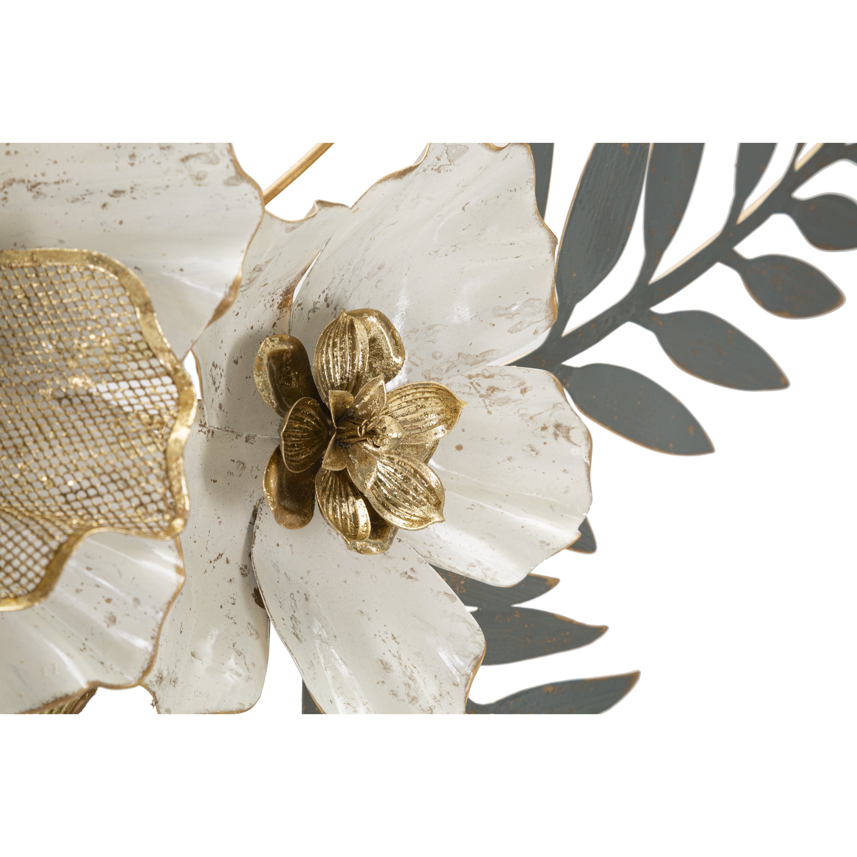 Greak - Decoratieve 3D paneel veelkleurige metalen bloemen