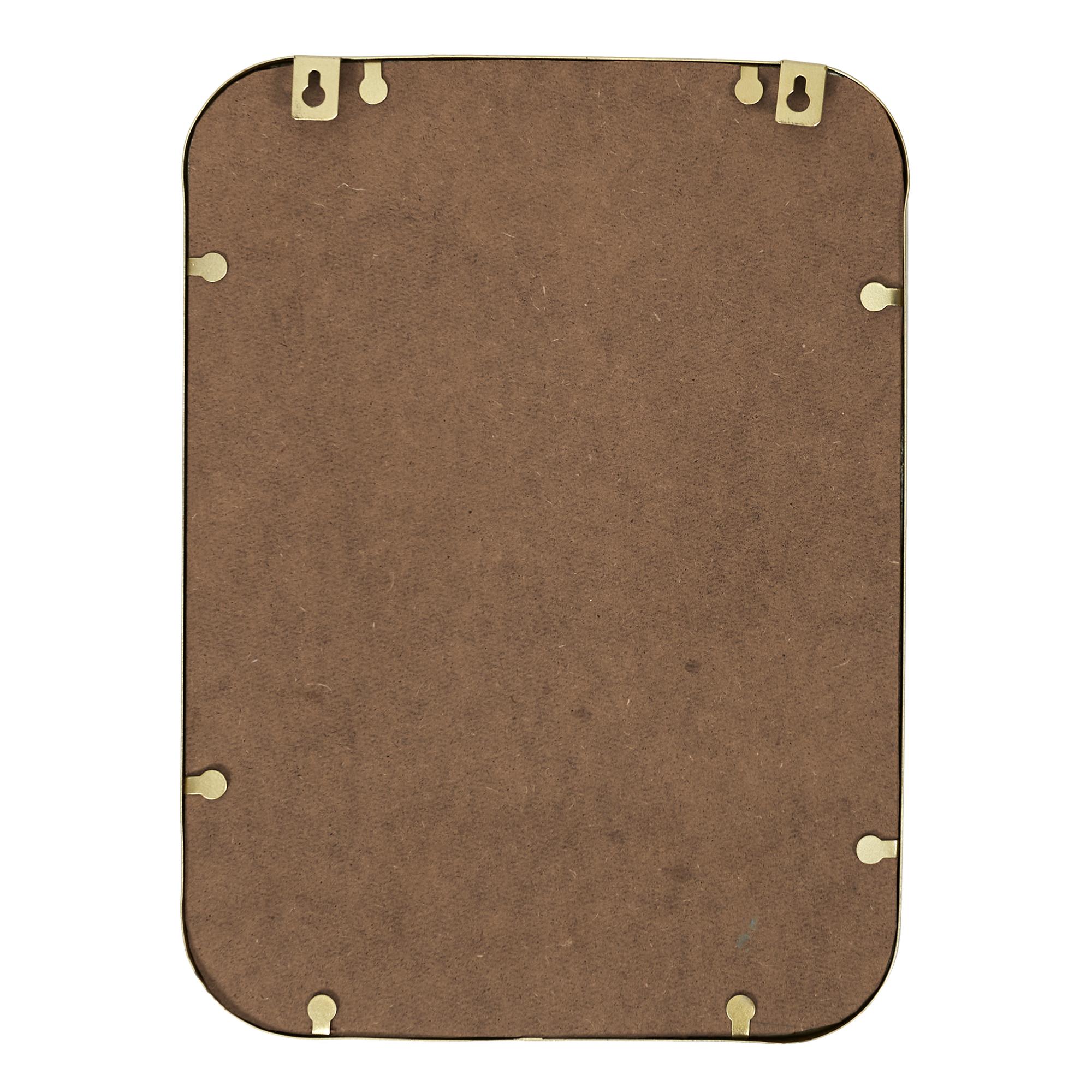 MIROIR DECO CONTOUR DECO DORE CARRE