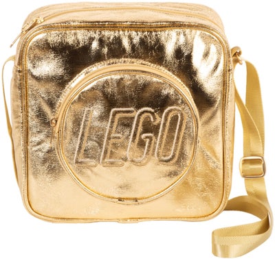 LEGO® Brick Skulderveske 8,5L, Gullfarget