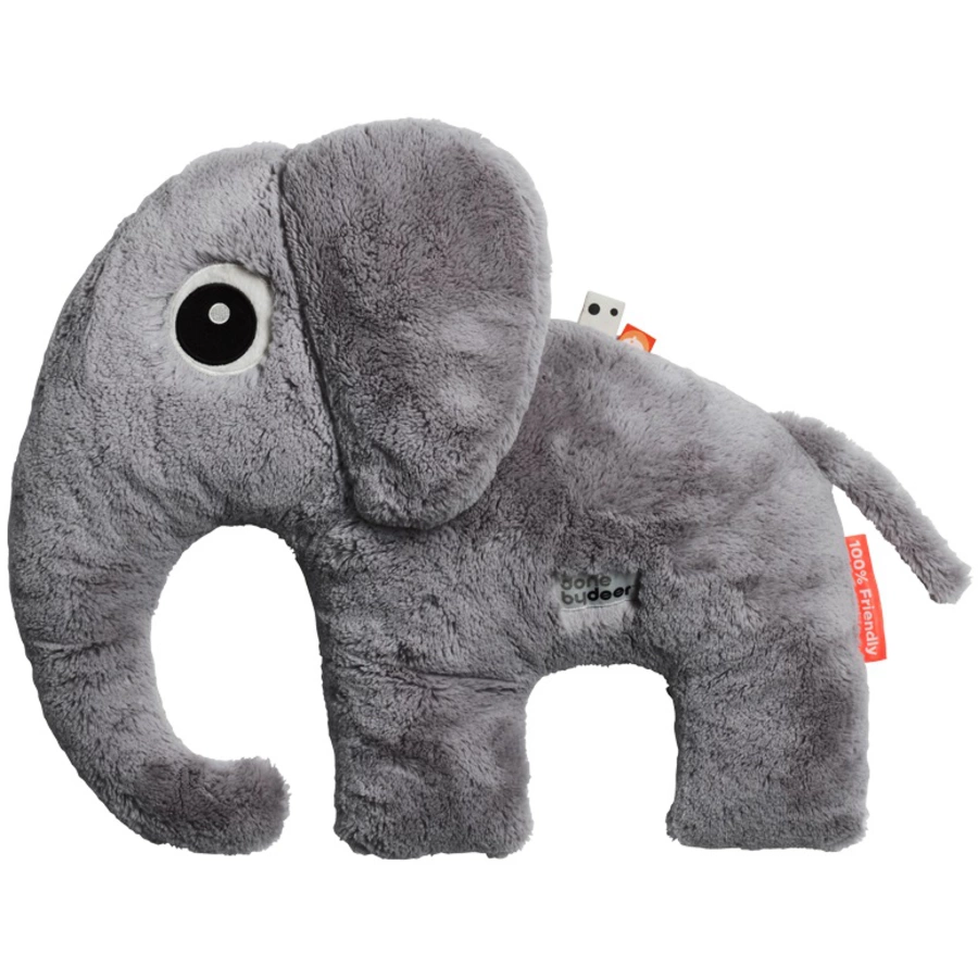 Done by Deer™ Kuscheltier Cuddle Friend Elefant Elphee, grau