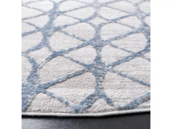 Tapis Grey & Blue 91 X 91 cm - Elsie