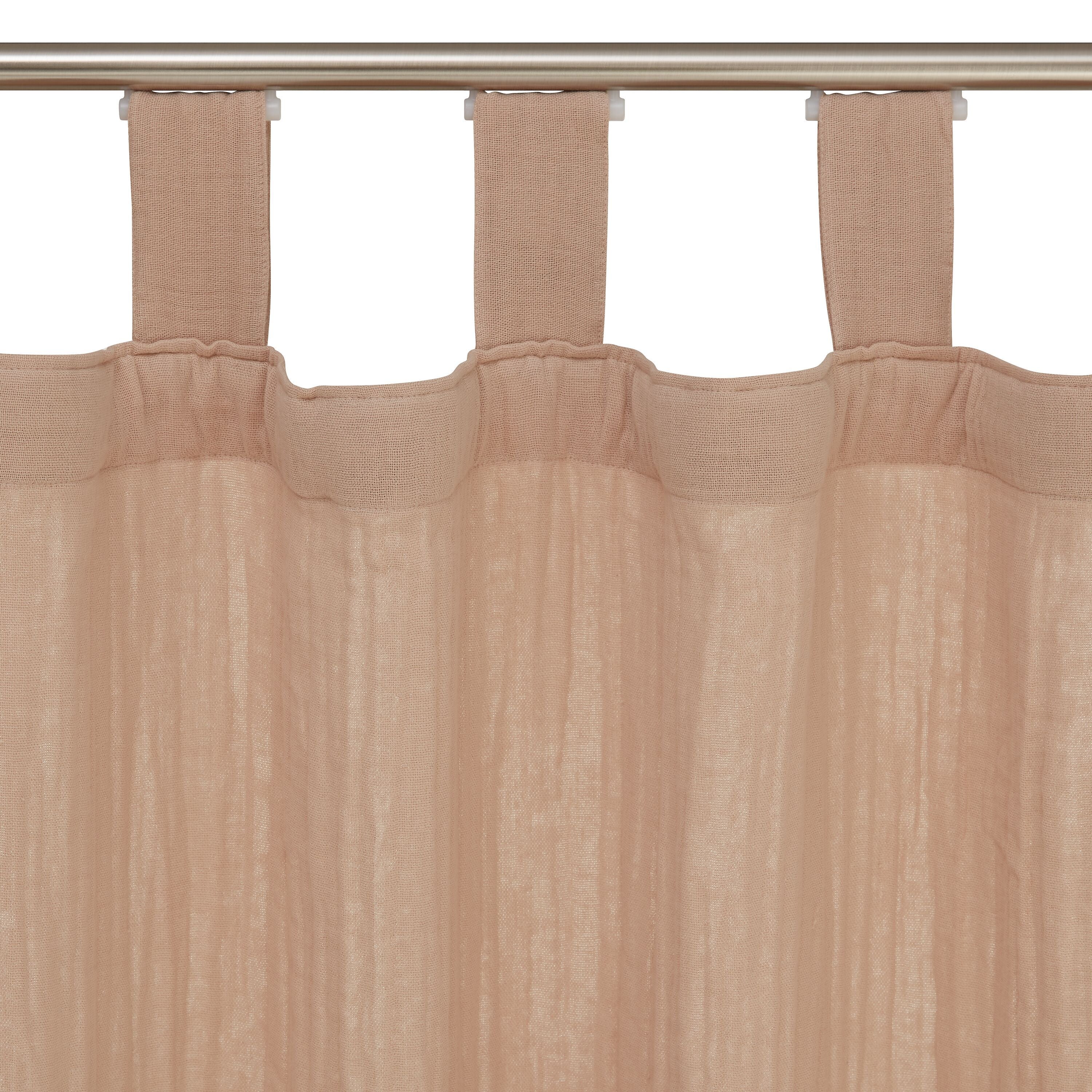 SOFIE Fertigvorhang blickdicht - Rosa / B: 150.0 cm x H: 260.0 cm