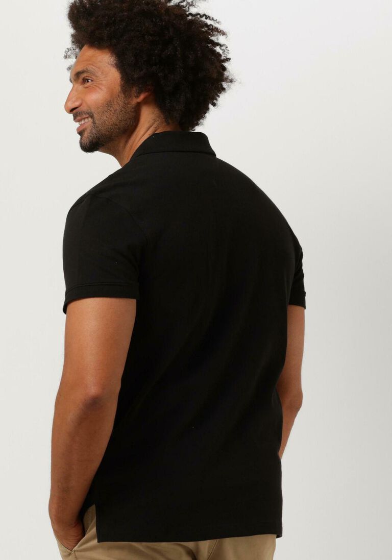 TOMMY JEANS zwarte tommy jeans polo tjm clsc xs badge polo