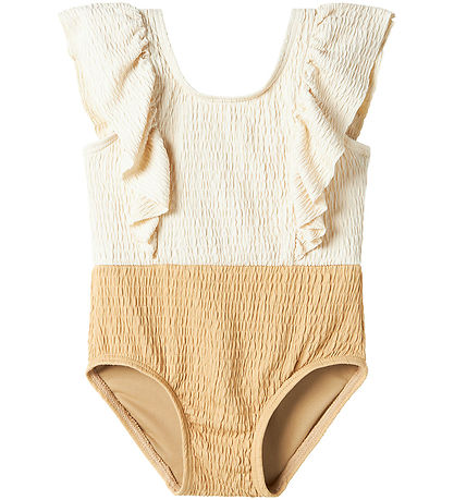 Lil' Atelier Badeanzug - NmfFauve - Taos Taupe