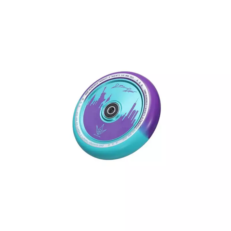 Roue Trottinette BLUNT 120mm Jon Reyes Violet/Turquoise