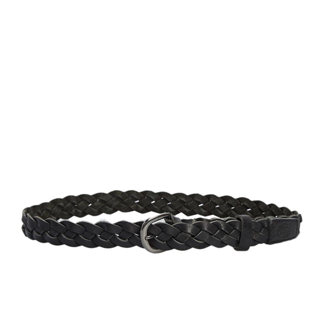 Superdry Ceinture Noire/Argent Femme Superdry Woven Belt