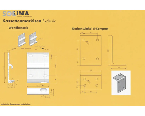 SOLUNA cassettescherm Exclusiv 2x1,5 design S2015 frame RAL 9010 zuiver wit aandrijving rechts incl. motor en wandschakelaar
