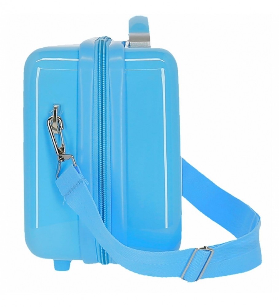 Bolsa Joumma Neceser ABS Mickey 1928 Fácil Adaptável azul - 29x21x15cm -