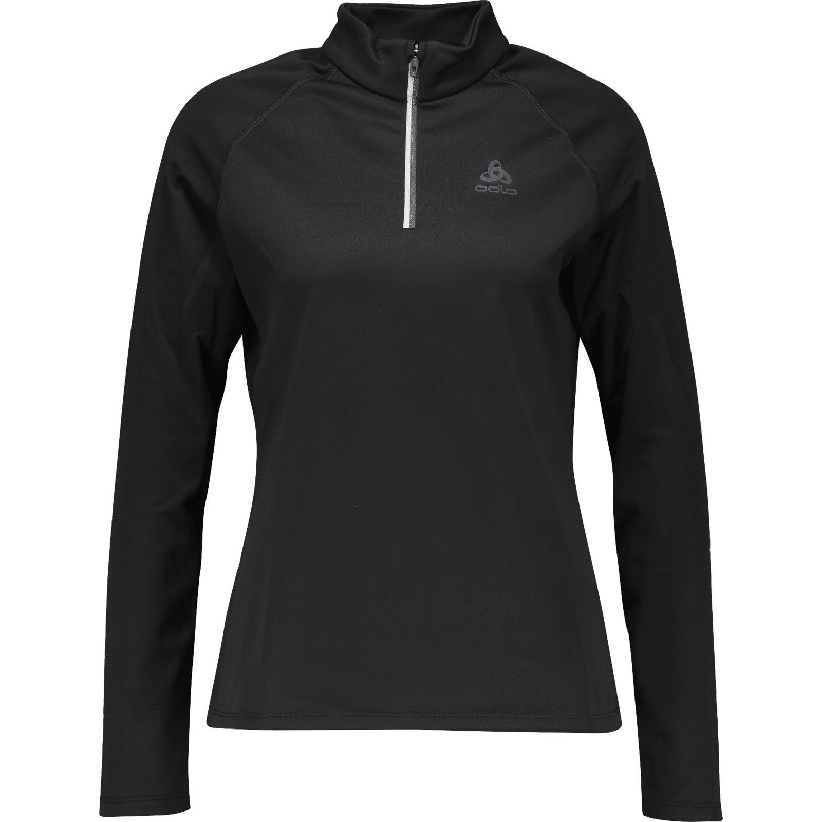 Odlo Damen-Thermolangarmshirt Besso Midlyer Half Zipp M, mittelblau