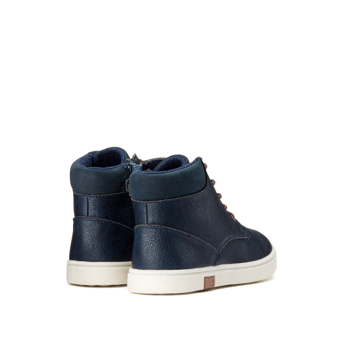 COLEÇÃO LA REDOUTE<br>Botas de cano curto com detalhes brancos