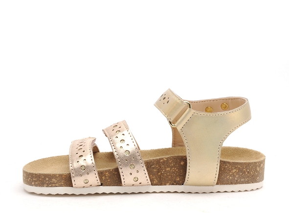 Les tropeziennes nu pieds enfant izeane rose