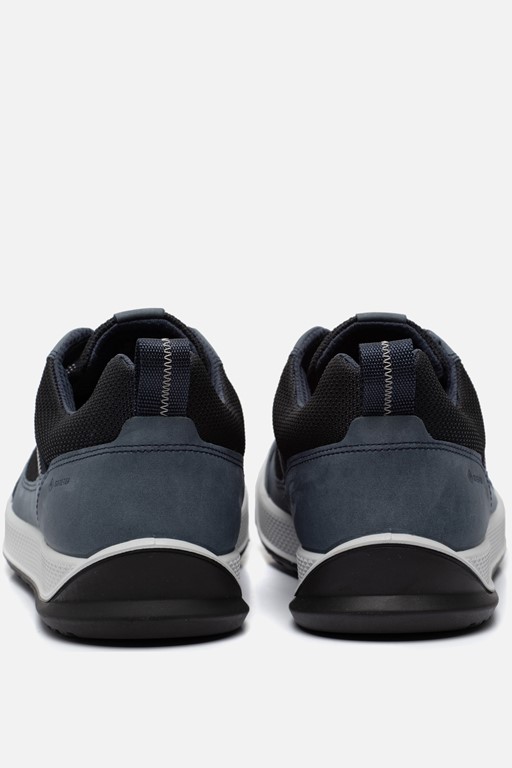 Ecco Byway Tred Sneakers blauw Leer