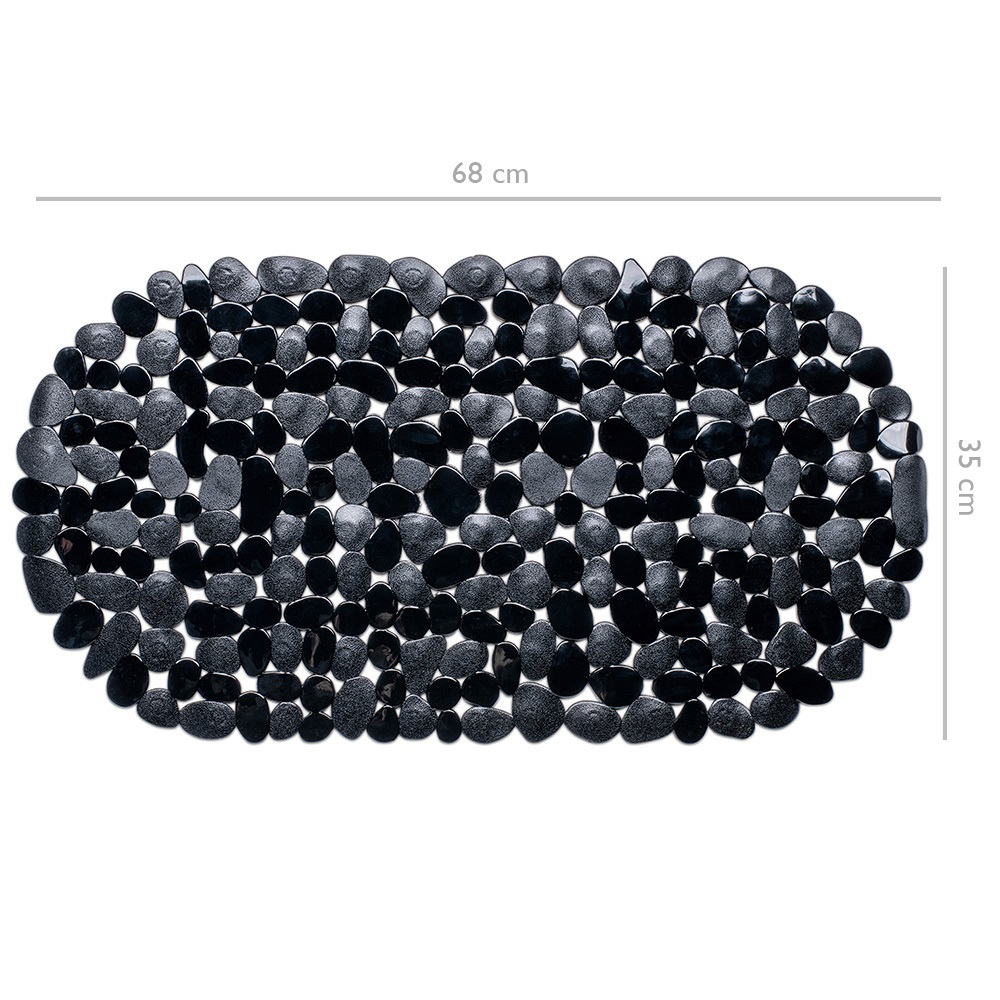 IVOL 68x35 cm antislip badmat - Black