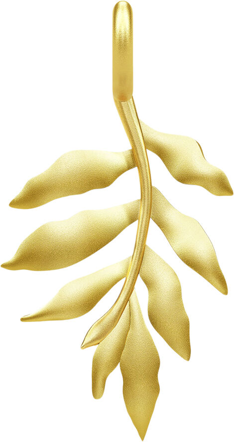 Julie Sandlau Little Tree of life pendant - Gold Guld