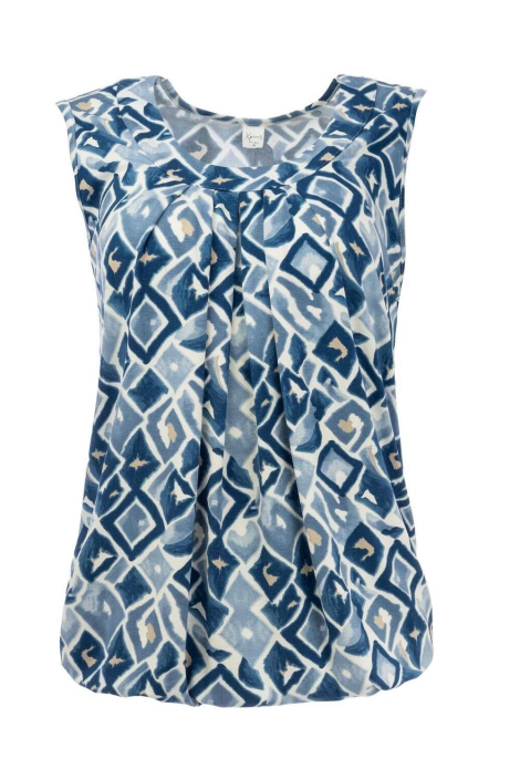 NED blauwe dames top