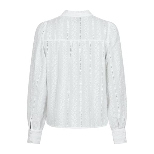 Neo Noir Massima Embroidery Bluse, White, 36