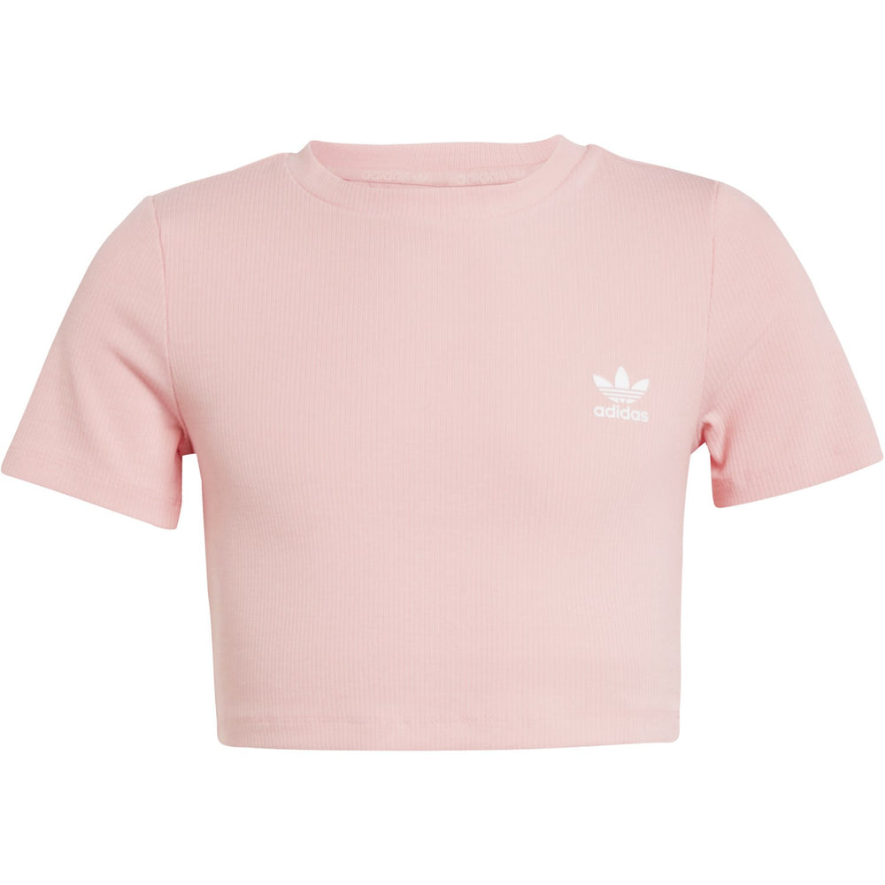 Køb adidas Originals Semi Pink Spark Rib Crop T-shirt