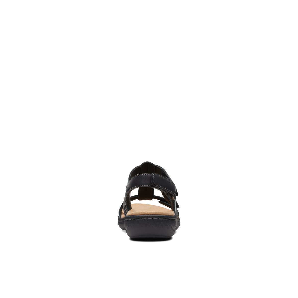 CLARKS-Laurieanvine-Sandales à la cheville et à bride en T - Talon plat - Noir