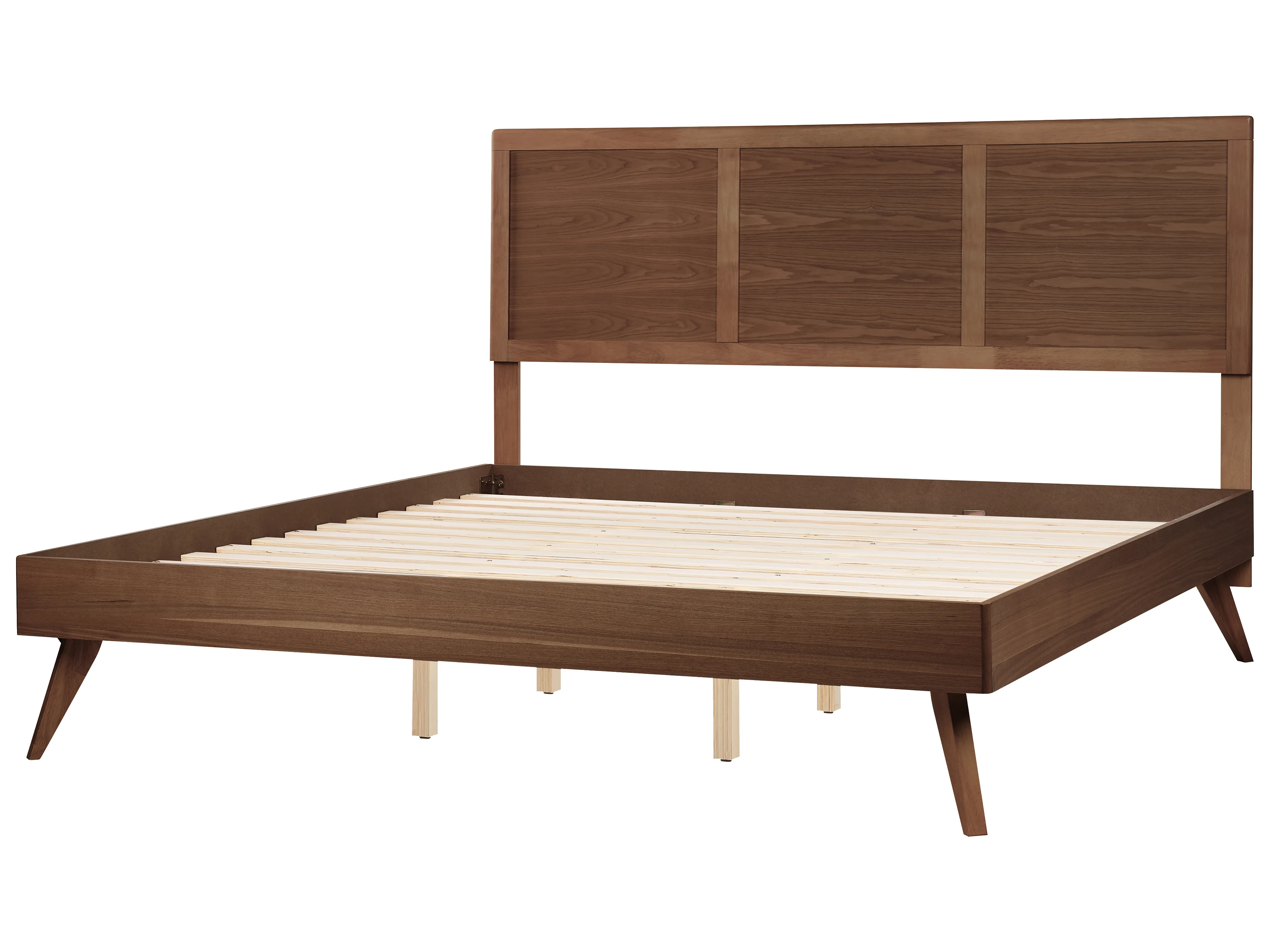 Bed ISTRES 180 x 200 cm Donker essenhout