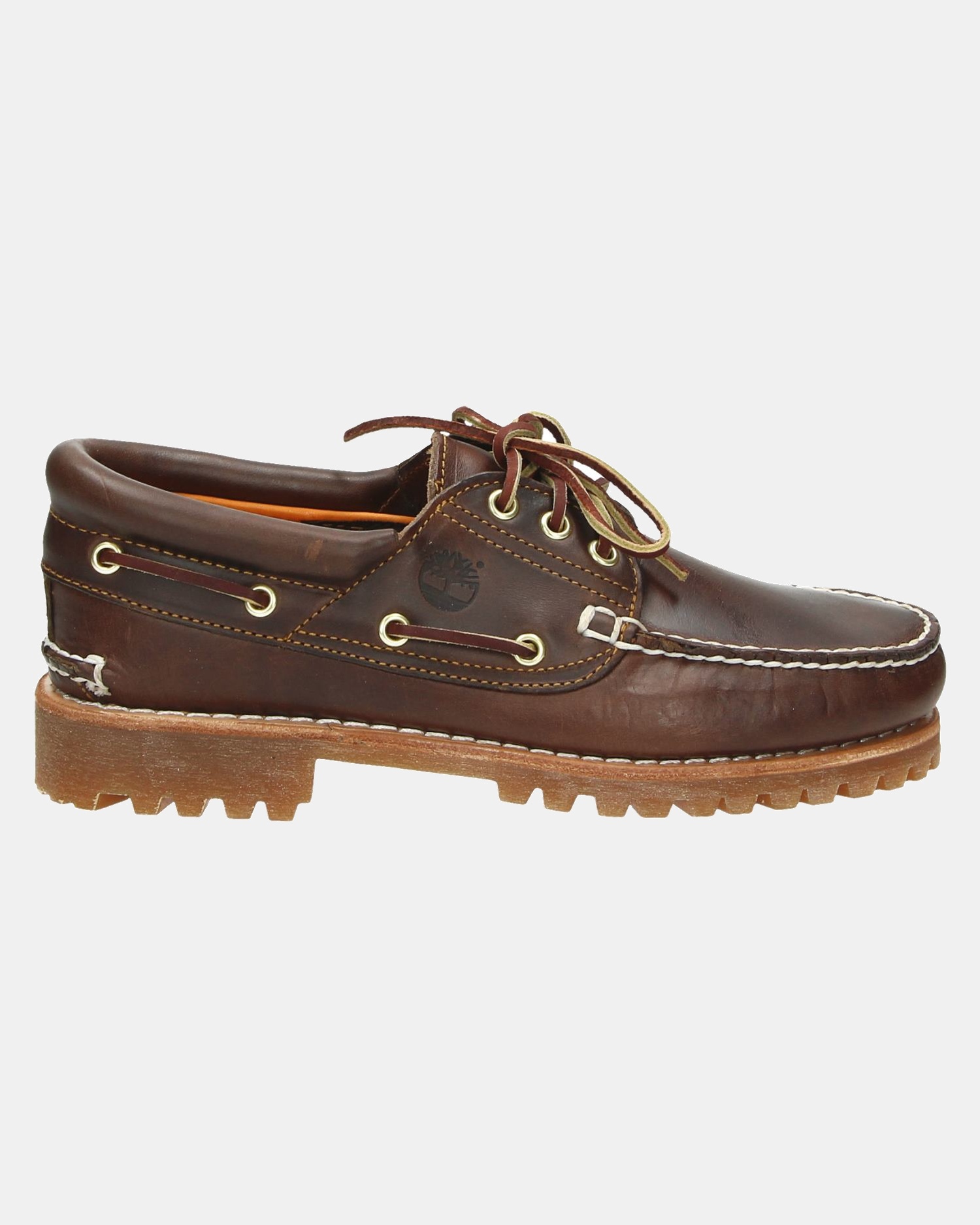 Timberland 3-Eye Lug Veterschoenen  - cognac