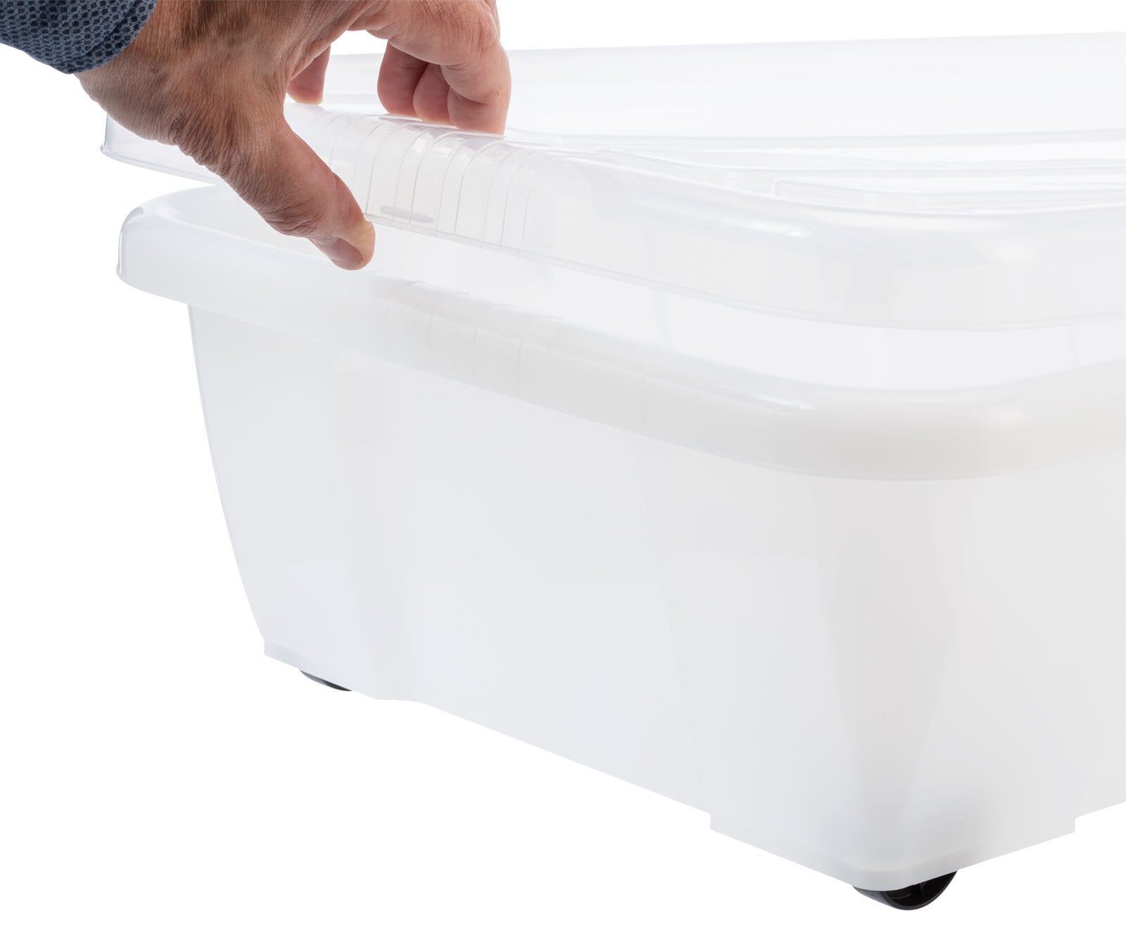 Bettroller Transparent ca. 80 x 40 x 18 cm