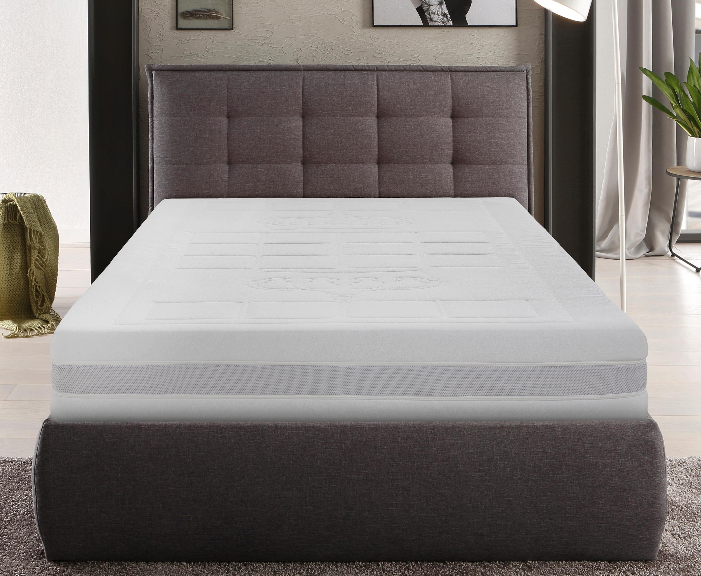 Malie Taschenfederkernmatratze »Matratze Königin 7 Zonen Tonnentaschenfederkernmatratze« 24 cm hoch Raumgewicht: 30 kg/m³ 1.000 Federn 1 Stk. tlg. 90x200cm& weitere Grössen, Matratze H2, H3, H4, H5