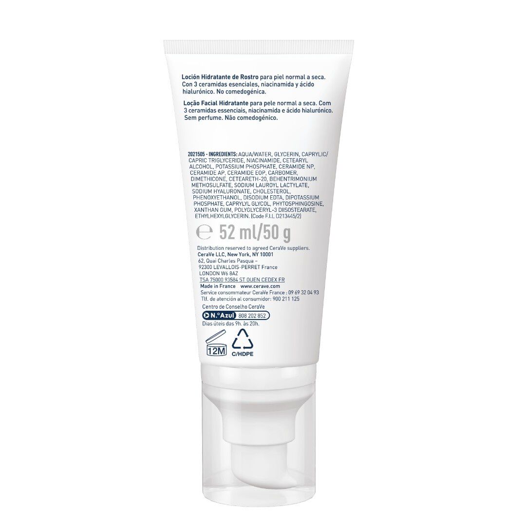 CERAVE  Loção Facial Hidratante - 52ml