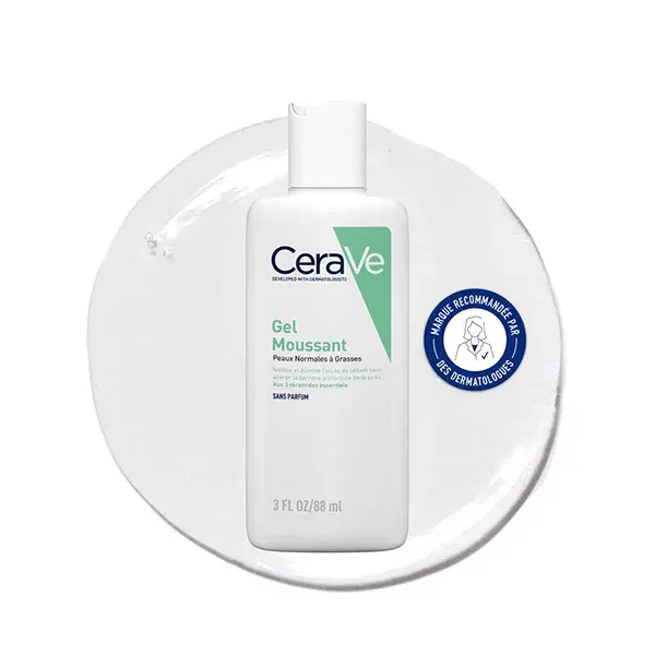 Gel de limpeza facial espumante CeraVe 88ml