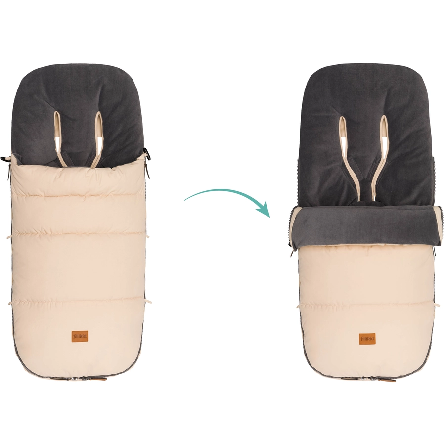 fillikid Winterfußsack Kinley Ivory
