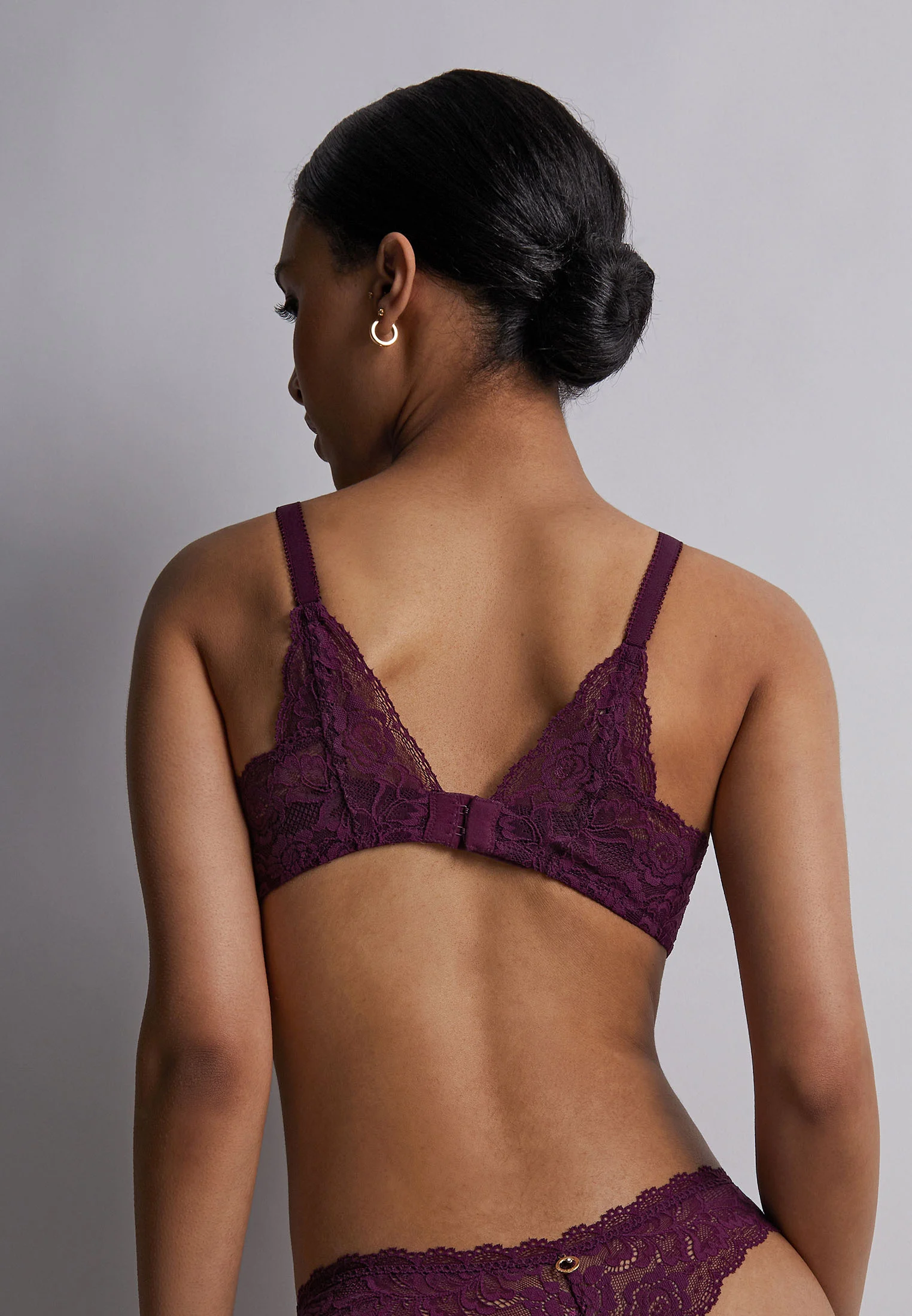 ROSESSENCE - Soutien-gorge corbeille coque | Violet