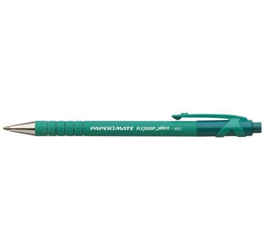 Kugelschreiber Flexgrip Ultra, 1 mm, Grün, 1 StückKuli für Schule oder Büro