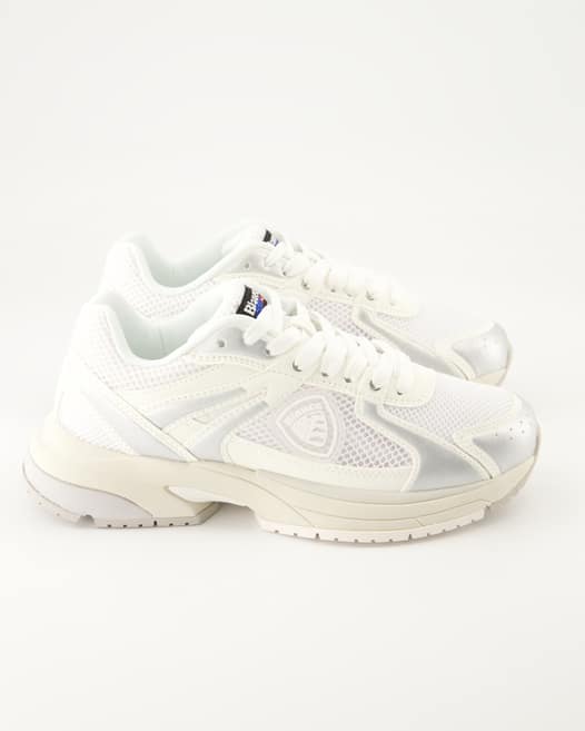 Blauer MOON Sneaker in Weiß