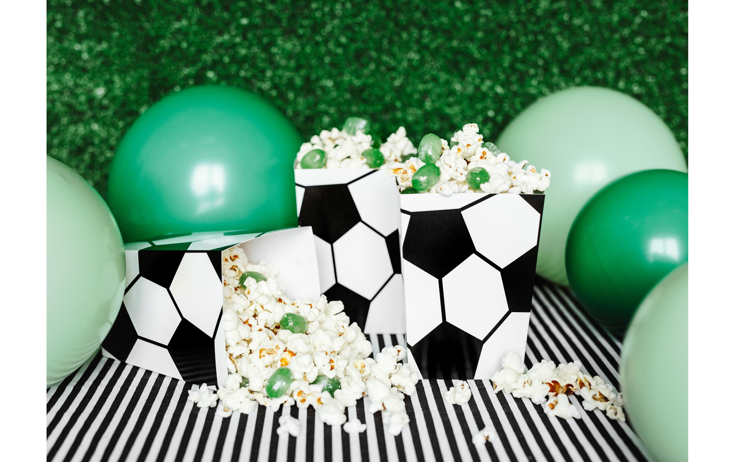 Fingerfood-Schale Fussball 6 StückPopcornboxen