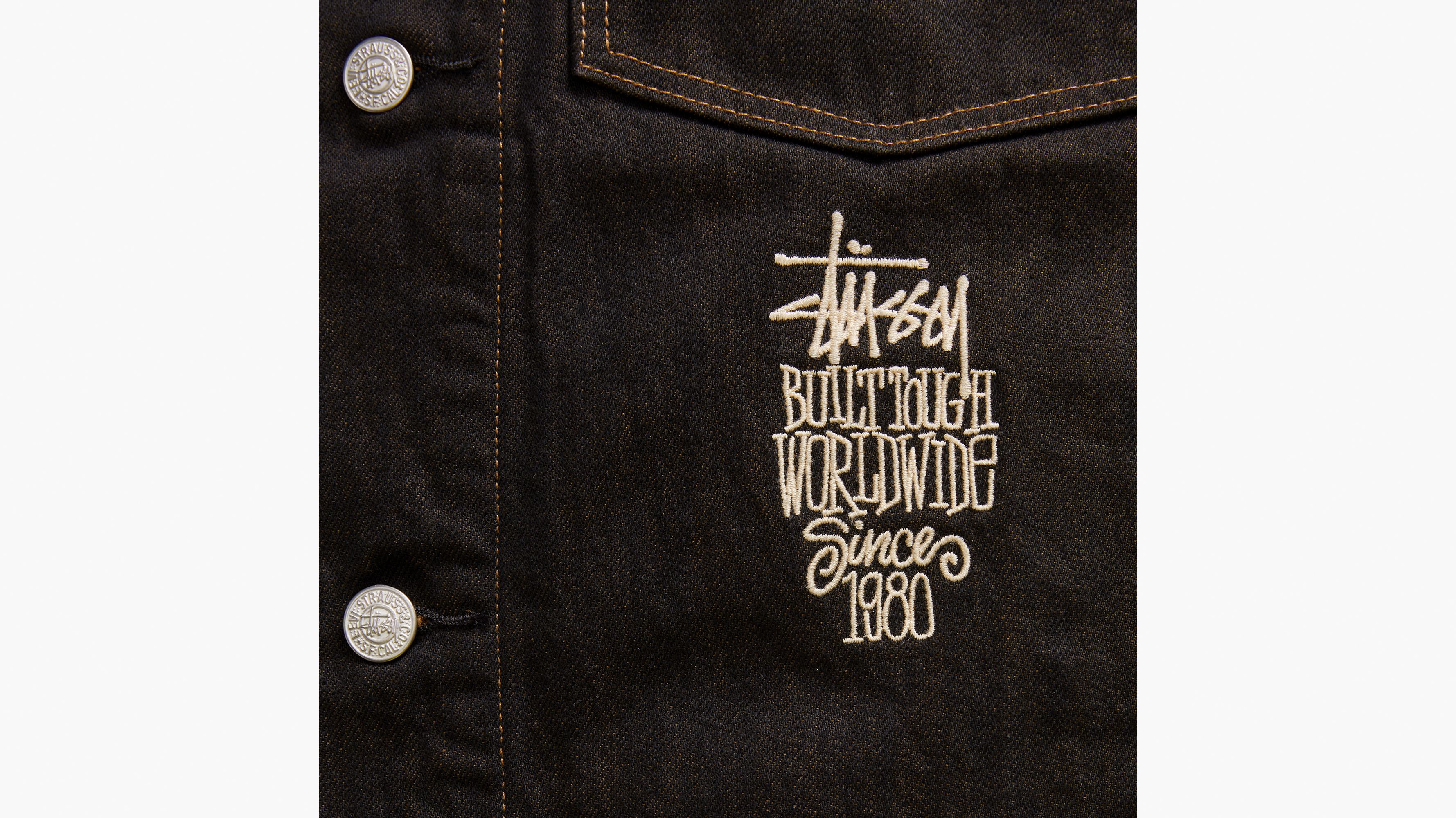 Veste Trucker Crispy Rinse Stüssy & Levi's® - Black/Brown - Noir