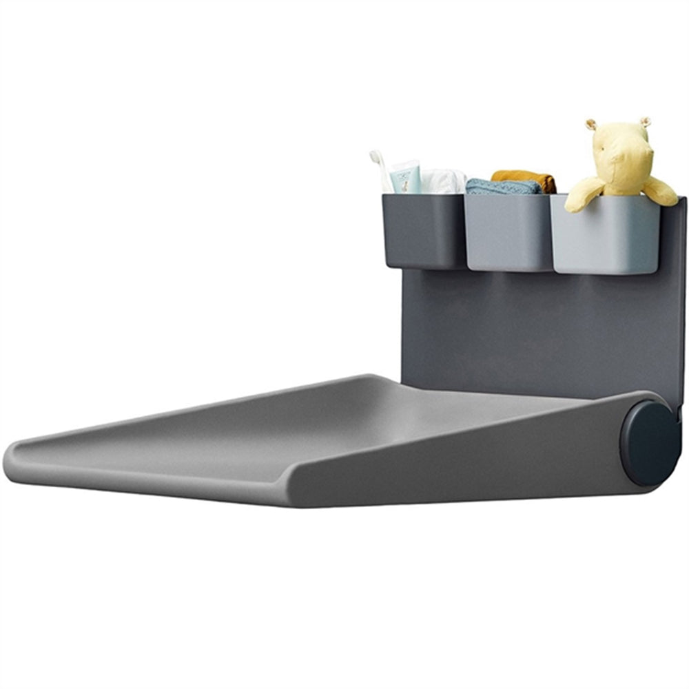 Køb Leander Wally Væghængt Puslebord Dusty Grey