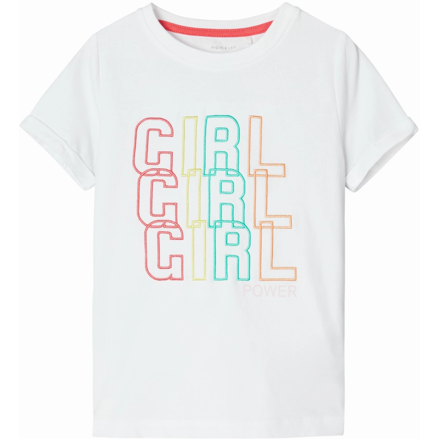 name it T-Shirt NMFHASUMMER Bright White