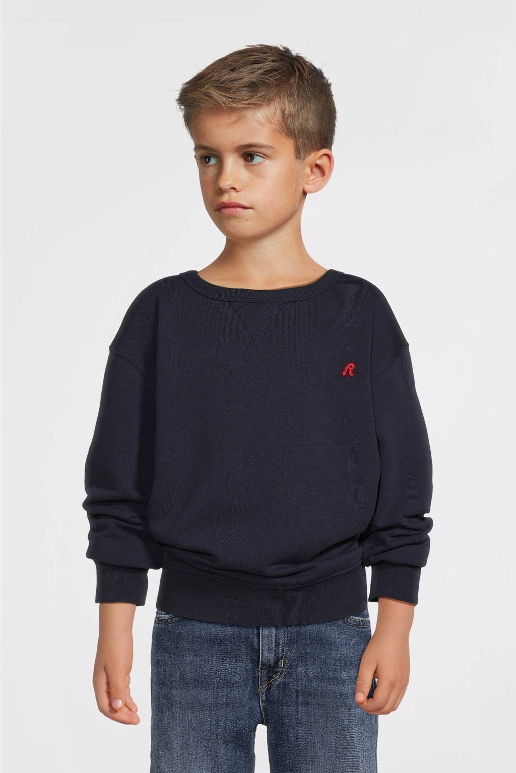 REPLAY sweater donkerblauw