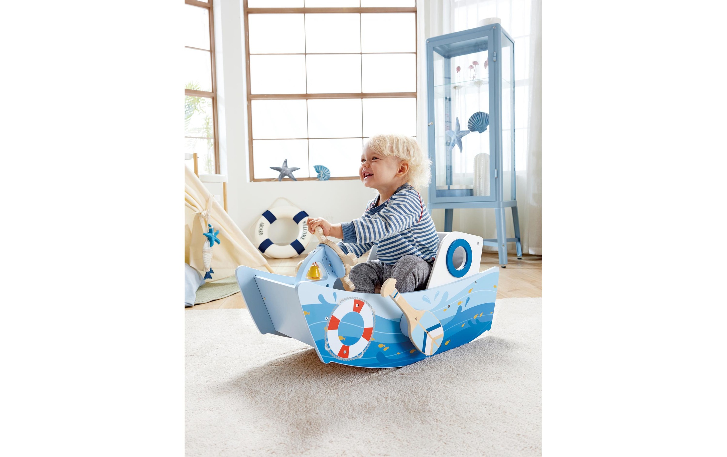 Hape Schaukeltier »Captain's Rocking Boat«
