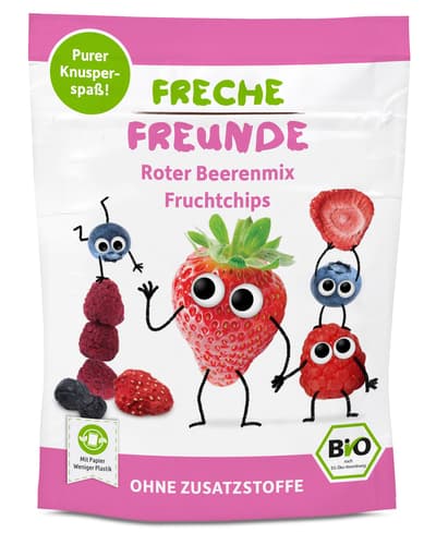 Freche Freunde Bio Roter Beerenmix Fruchtchips