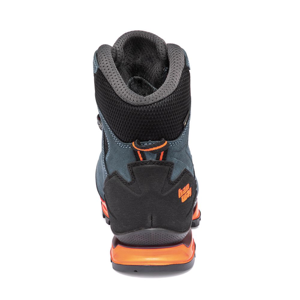 Hanwag MAKRA TREK GTX - Chaussures randonné Homme steel/orange