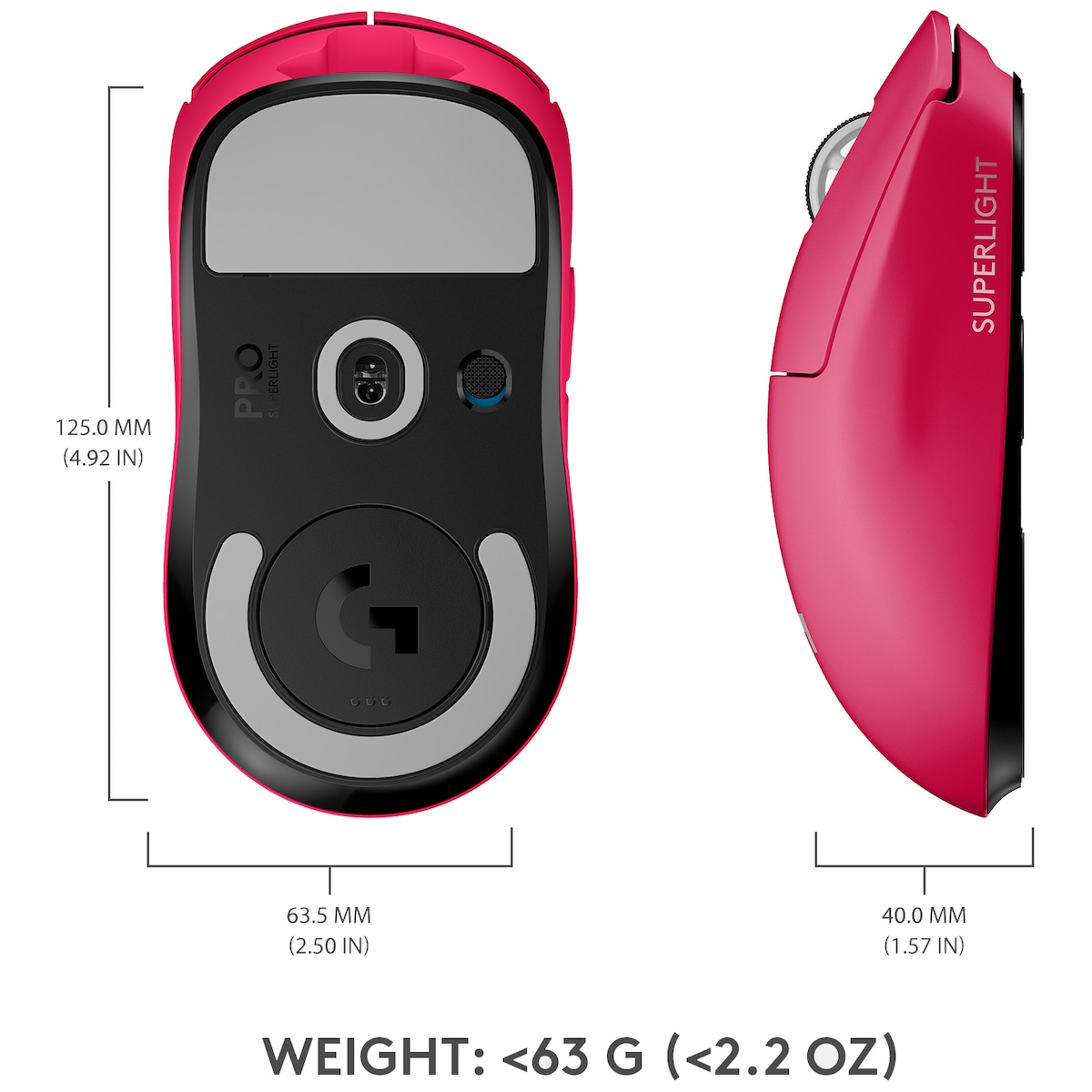 Logitech G Pro X Superlight trådløs gamingmus